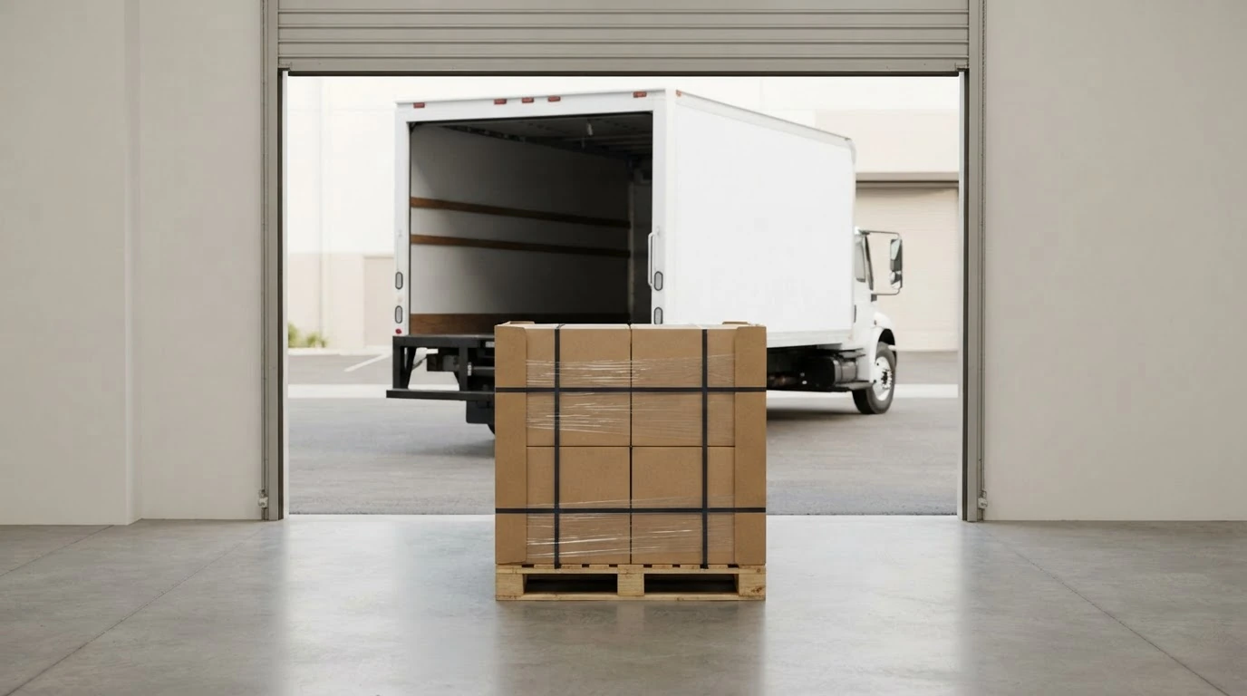 Freight shipping preparation for what is inside pickup service?