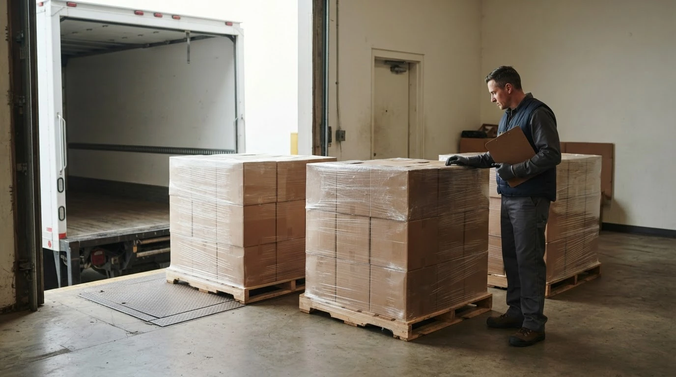 Freight shipping preparation for what to do when pieces are missing at delivery